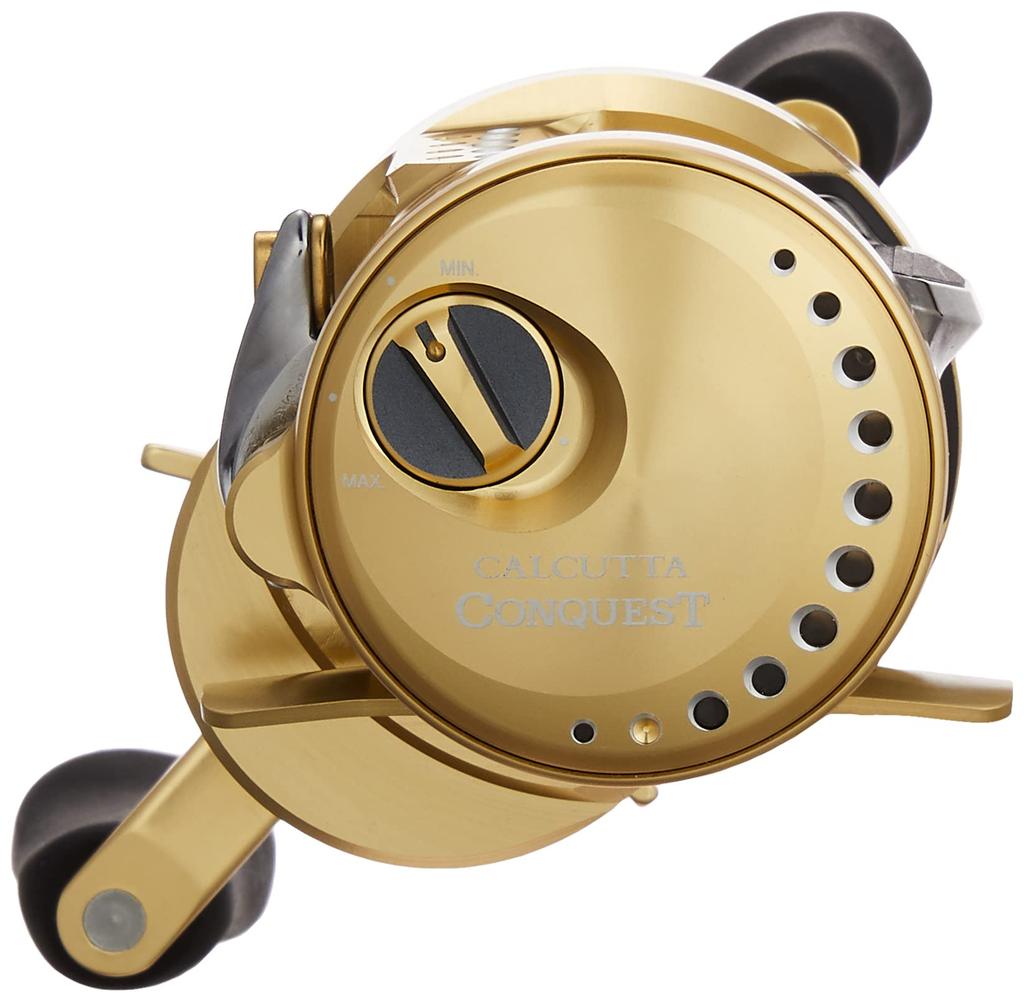 SHIMANO Bait naviják Double Shaft Reel Bass Calcutta Conquest 2021 100HG RIGHT Bass Fishing