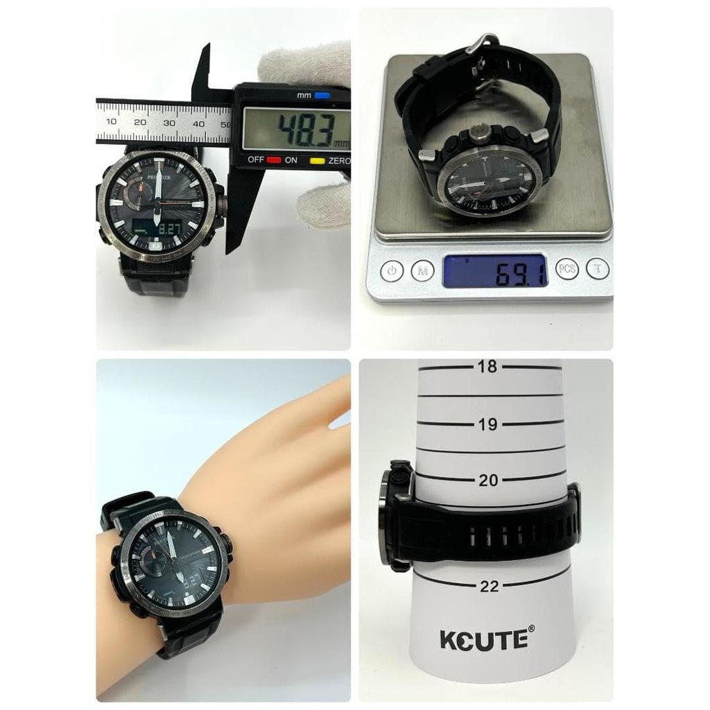 Used CASIO PRO TREK PRW-60Y Climber Line Radio Solar