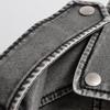 Spring Autumn Women Loose Zipper with Belt Retro Faux Leather Short Jacket Streetwear Female Chic Vintage Coat Outwear