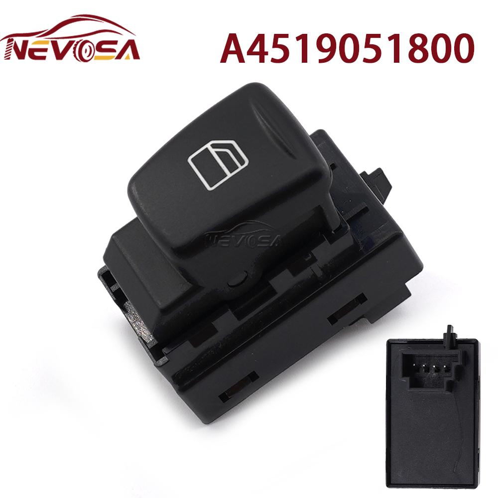 Car Electric Window Regulator Switch Button For Mercedes-Benz Smart 451 Fortwo Cabrio 2007-2014 A4519051700 A4519051800 A4519051800-L