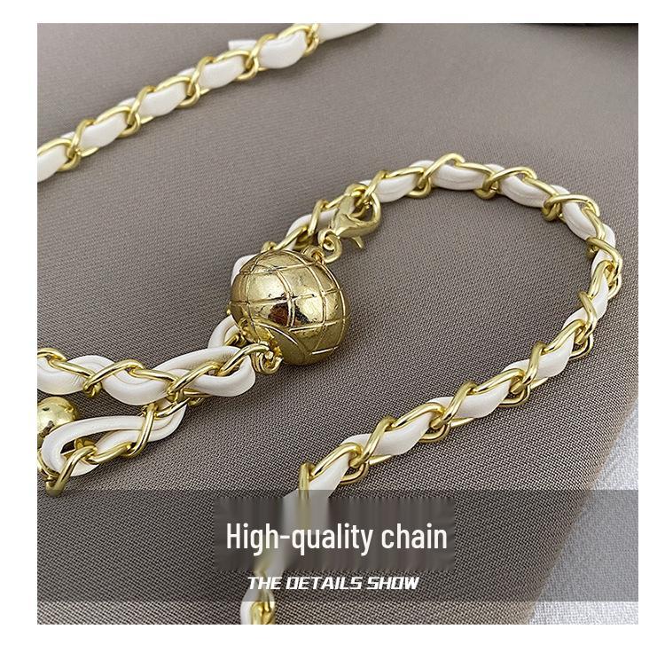 Damen Umhängetasche mit Diamantenmuster: 2025 Frühling/Herbst Achselkette Schultertasche Handtasche