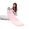 Washable Cylindrical Bolster Pillow for Sleeping, Leg Clamping, and Back Support