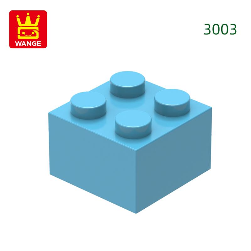 Non-Toxic 77Pcs/Lot 3003 2X2 High 4-Hole Building Blocks Moc Color Parts Compatible With Bricks Diy Children Toy Assembly Gift Box