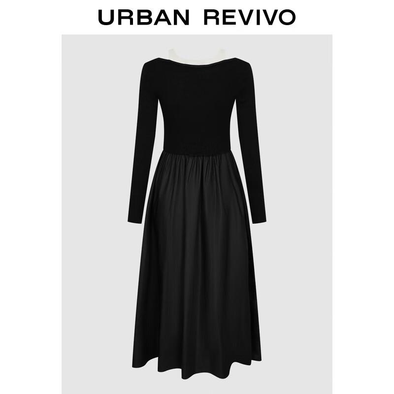 

UR 2025 Autumn Flowing Philosophy Textured Knit Dress S