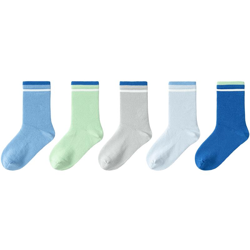 Balabala Kids' Spring/Autumn Mid-Calf Cotton Socks