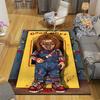 1pc Terrible Chucky Pattern Area Rug, Anti Slip Non Shedding Stain Resistant Carpet
