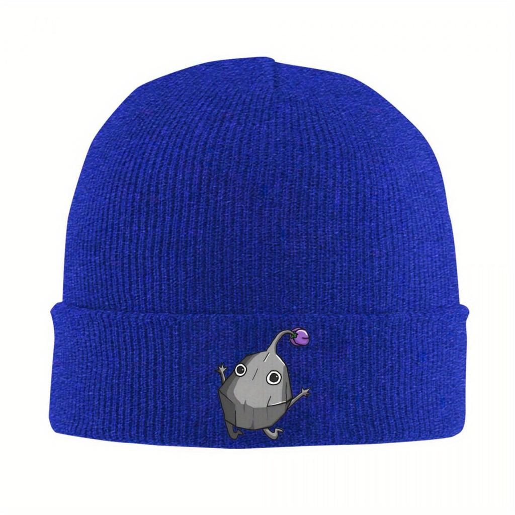Rock Jumping Pikmin Knit Hat Beanie Autumn Winter Hats Warm Hip Hop Video Game Cartoon Kids Cap for Men Women