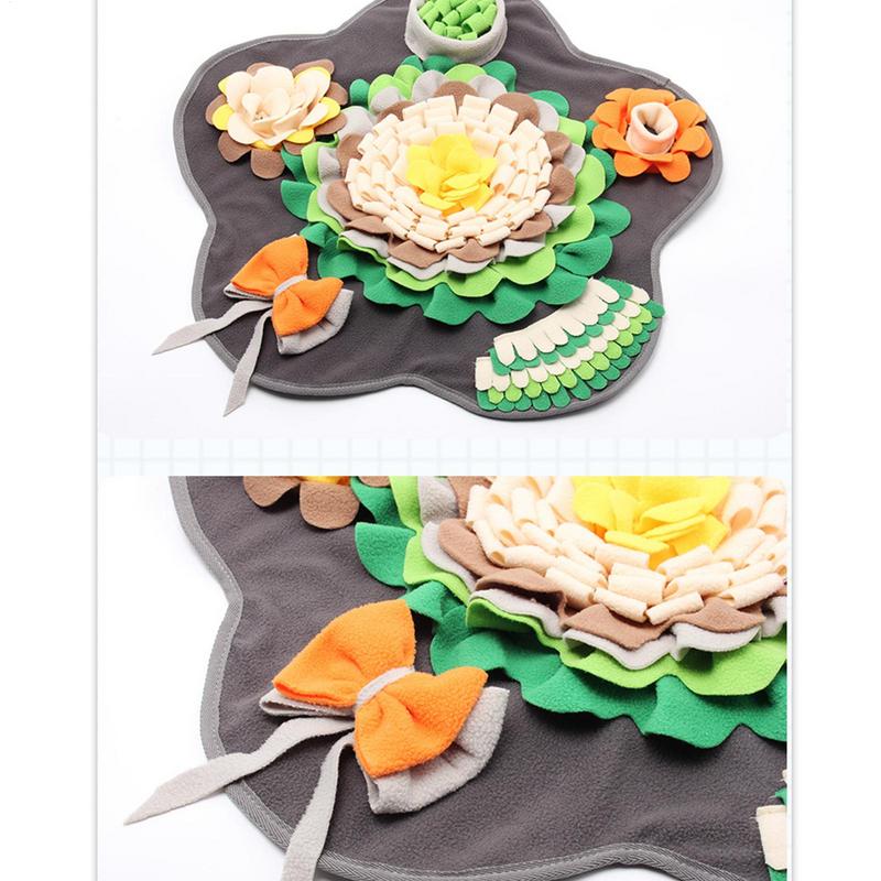 Dog Puzzle Feeder Mat Dog Feeding Game Slow Feeder Cognitive Stimulation Puppy Interactive Toys For Mental Enrichment Boredom
