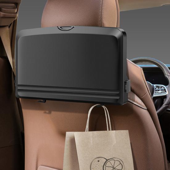 Car Multifunctional Folding Table, Stable Load-Bearing Anti-Tipping Foldable Auto Backseat Tray, Universal Backseat Meal Table for Meals Drinks