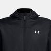 Under Armour Athletic Casual Hooded Jacket Men Jackets Silver Black 1373821-002
