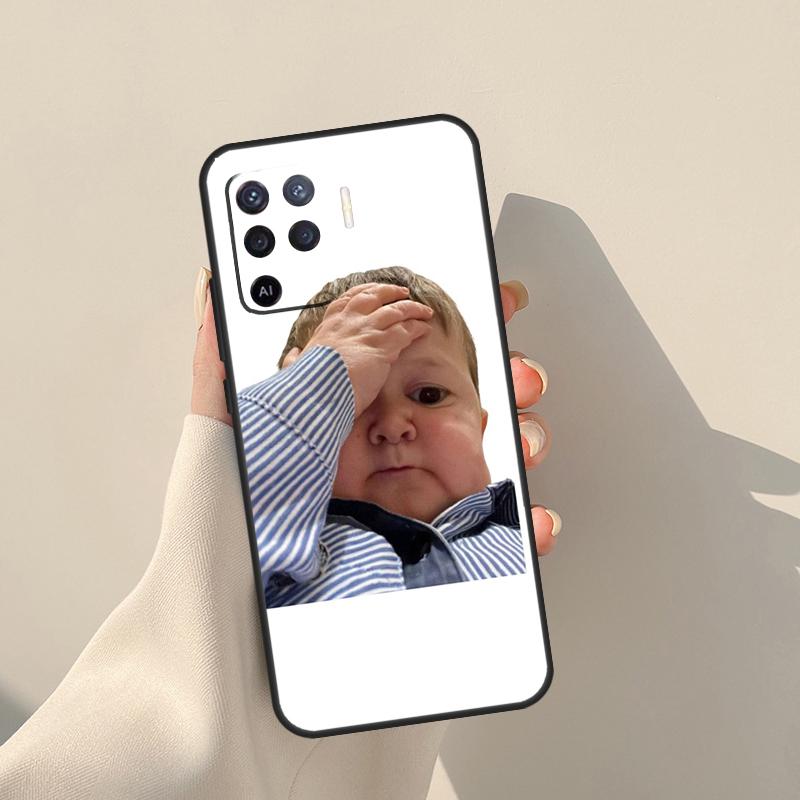 Funny Hasbulla Case For Oppo A94 A74 A54 A60 A80 A40 A18 A38 A58 A78 A98 A96 A76 A16 A15 A17 A57 A77 A5 Pro