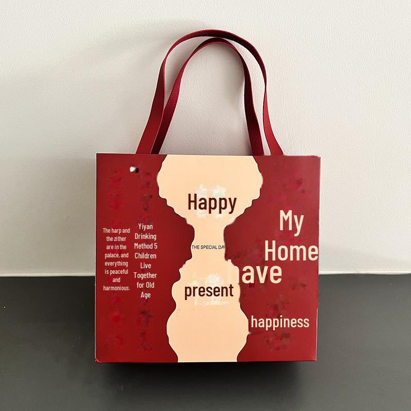 

Портативная подарочная коробка для конфет на свадьбу - пустые ящики для элегантной презентации Inner 20x18x9 cm, Outer Bag 22x20.5x9.5 cm