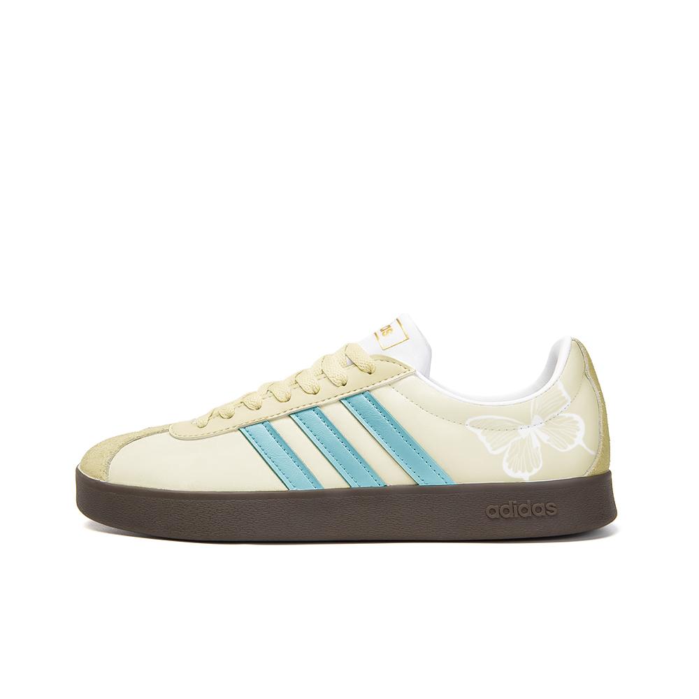 

Adidas Neo VL Court 2.0 Leather Slip Resistant Abrasion Resistant Low top Skateboard Shoes Unisex Yellow Blue ID6015(Team354-) 44⅔