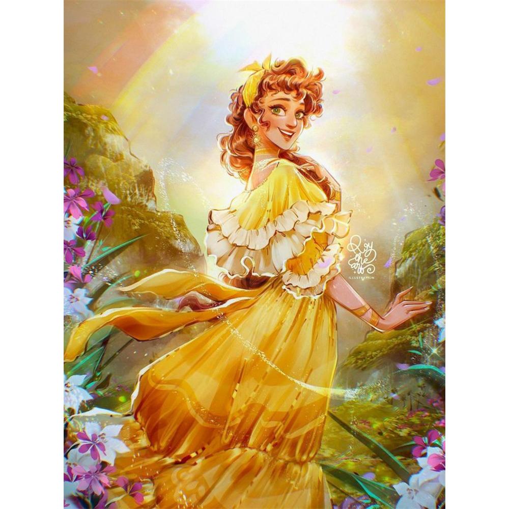 

Disney Diamond Painting Full House By Pepa Mariga Cute Cartoon Cross-Stitch Set 5D DIY Home Decor Round 20x30cm