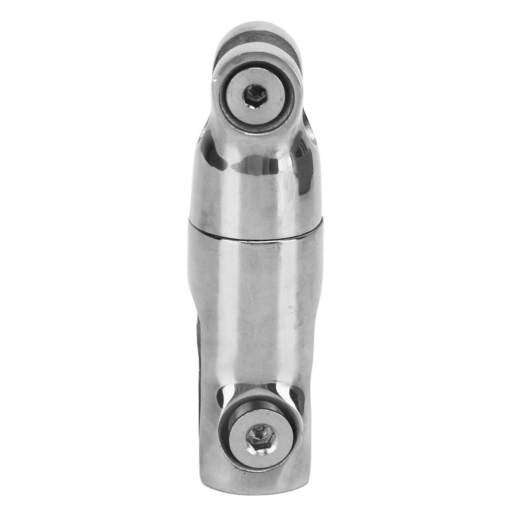 Double Anchor Swivel Connector 316 Stainless Steel Heavy Duty Multi Directional Mooring Connector 3200 Lbs Capacity for