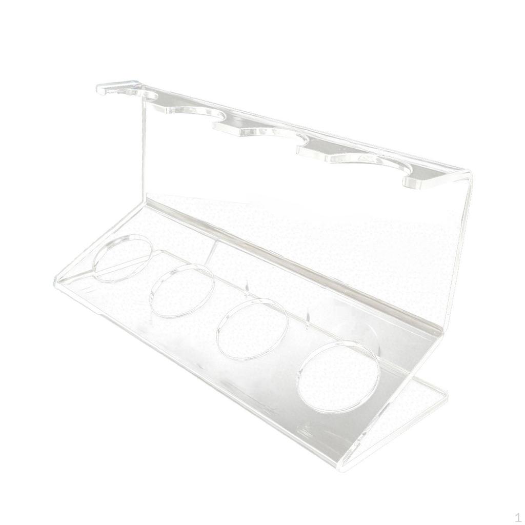 Acrylic Cutlery Holder Organizer Storage Utensil Stand Spoon Rest with for Clear And Neat