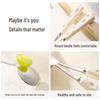 Cute Ceramic Handle Stainless Steel Spoon Set (2-Pack)