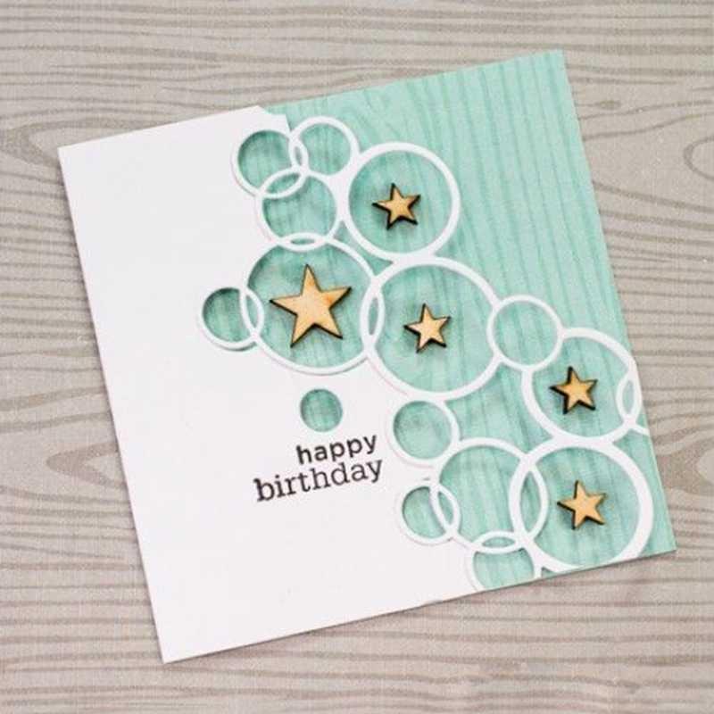 Metal Cutting Dies Stencils Bubble Circle for DIY Scrapbooking Photo Album Decorative Embossing