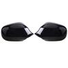 For BMW E90 LCI 328i 335i 2009 2010 2011 2012 Gloss Black Mirror Cover Cap 1Pair