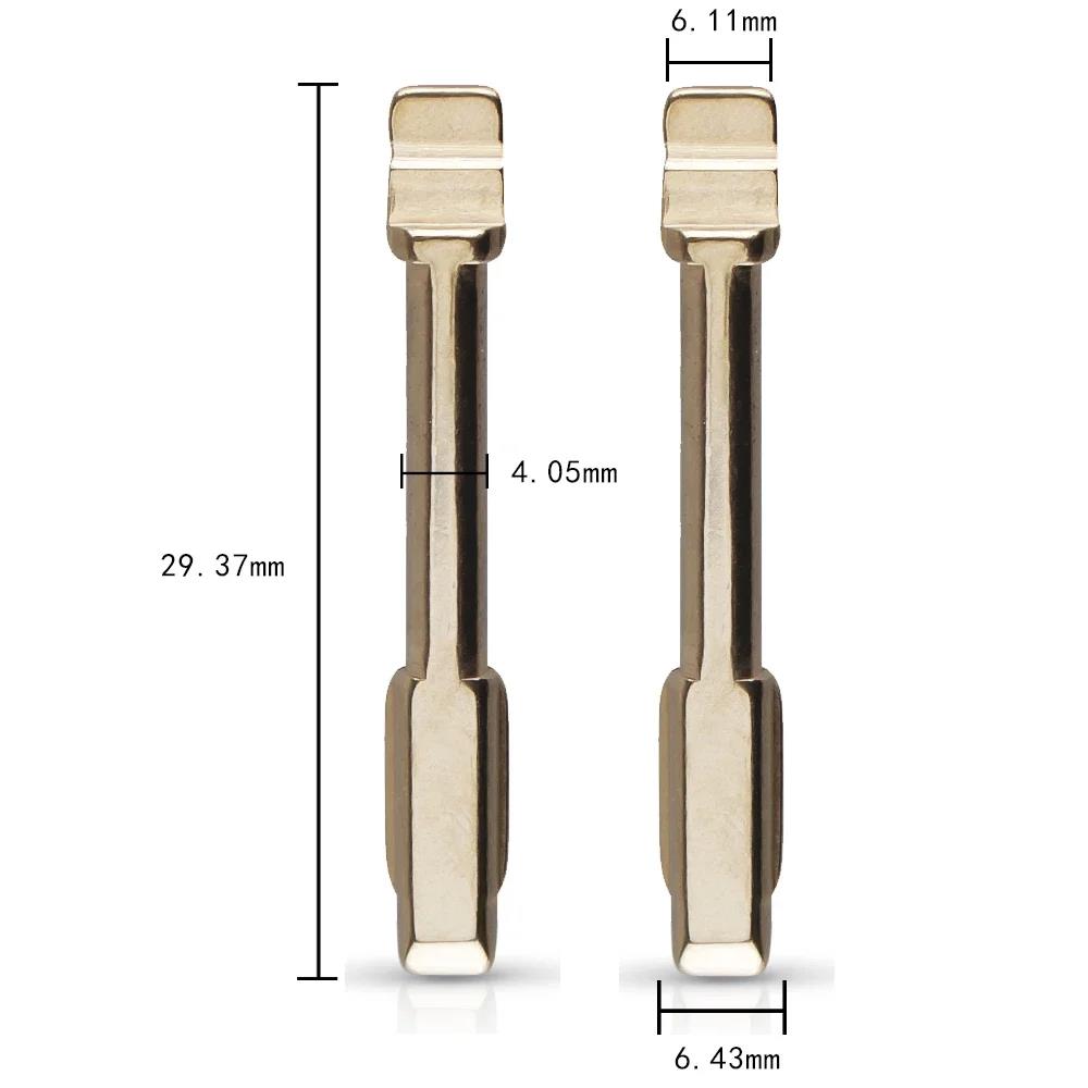 KEYYOU NO. 90 Car Remote Key Blade For Ford Mondeo Modified Flip Remote Key Shell Blade Repacemet FO21 Key Blade Free Cutting