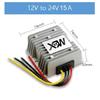 XWST 12v to 24v DC DC Step Up 3A 5A 8A 10A 12A 15A Non Isolated Boost Power Converter 12 volts to 24 volts Voltage Regulator