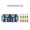 Raspberry Pi 4/Zero USB 2.0 4-Port Erweiterungsplatine mit Pin-Header-Design