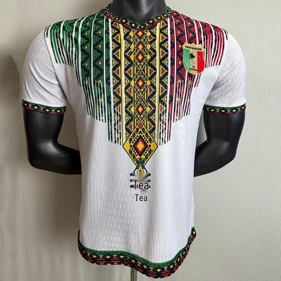 Maglia Bianca/Rossa della Nazionale del Mali (Coppa del Mondo 2026-27) Manica corta, Taglie S-2XL