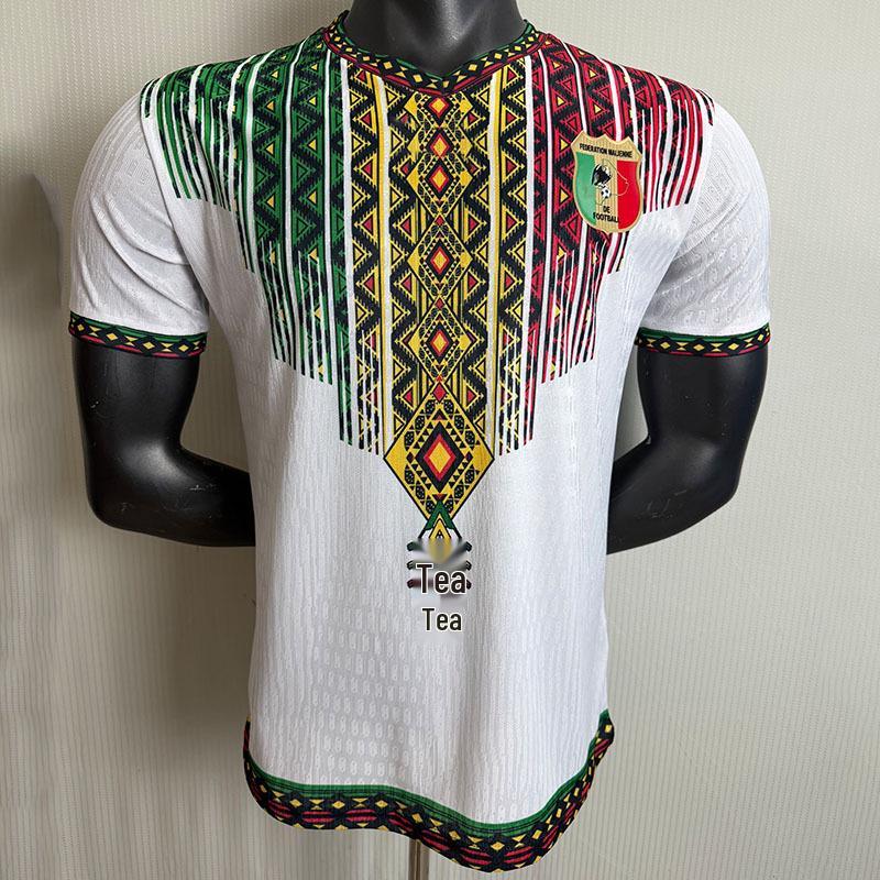 Mali National Team White/Red Jersey (World Cup 2026-27) Short Sleeve, Sizes S-2XL M