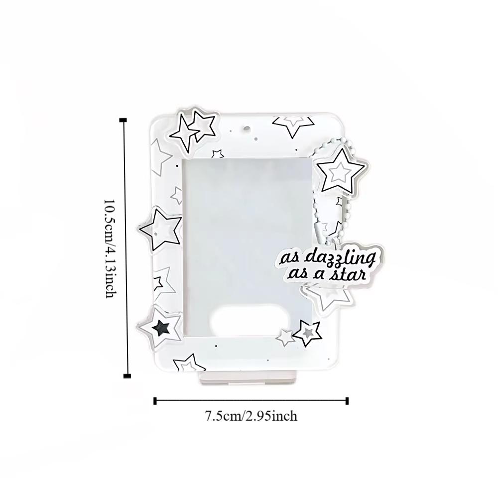 Star Korean Style Card Holder Desktop Decoration ID Card Holders Student Card Cover Student