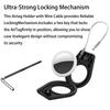 New Compatible with Apple AirTag Secure Holder with Cable Air Tag Lock Case Keychain Key Ring Key Chain Luggage tag for Keys