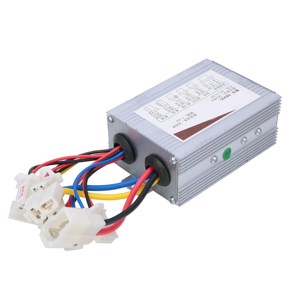48V 800W Electric Brush Motor Controller DC Motor Speed Control for Electric Vehicle Scooter