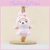 Adorable Hamster Keychain Plush Toy With Soft Pp Cotton For Teens Accessory