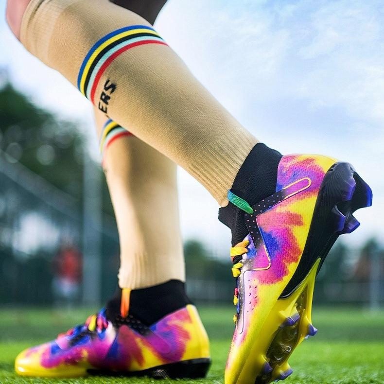 Breathable Broken High-top New Female Adult Training Student Football Shoes Men's Long Nail Shoes Indoor Children's Price