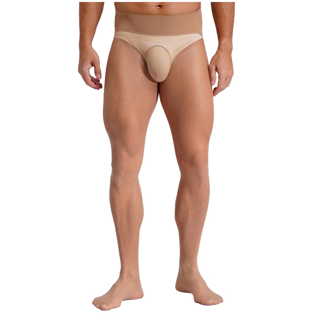 Herren Ultra Dünne Dehnbare Strumpfhosen Strümpfe Hoher Bund Nahtlos Durchsichtig Leggings Nachtwäsche