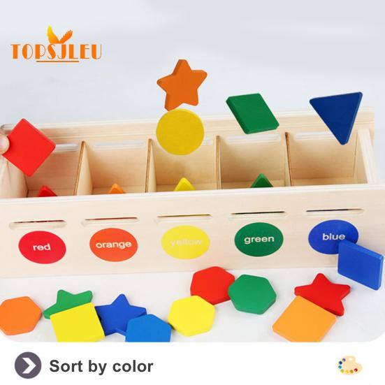 1 Set Color Sort Toys Shape Pairing Puzzle Set Cognition Ability Multifunctional Color Sort Toys for Toddlers