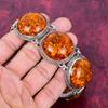 Baltic Amber Bracelet, Charming Onyx Gemstone 925 Solid Sterling Silver Jewelry, Handmade Adjustable Bracelet Jewelry For Her