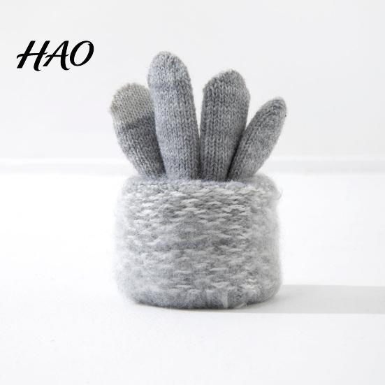 Outdoor Sports Skiing Gloves for Extreme Cold Thermal Knit Gloves, Thickened Velvet Lining And Elastic Ribbed Cuffs Comfortable Winter Hand