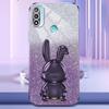 For Motorola Moto E20 PC+TPU Telefondeksel Støtte Støttefot Beskyttende Bakdeksel