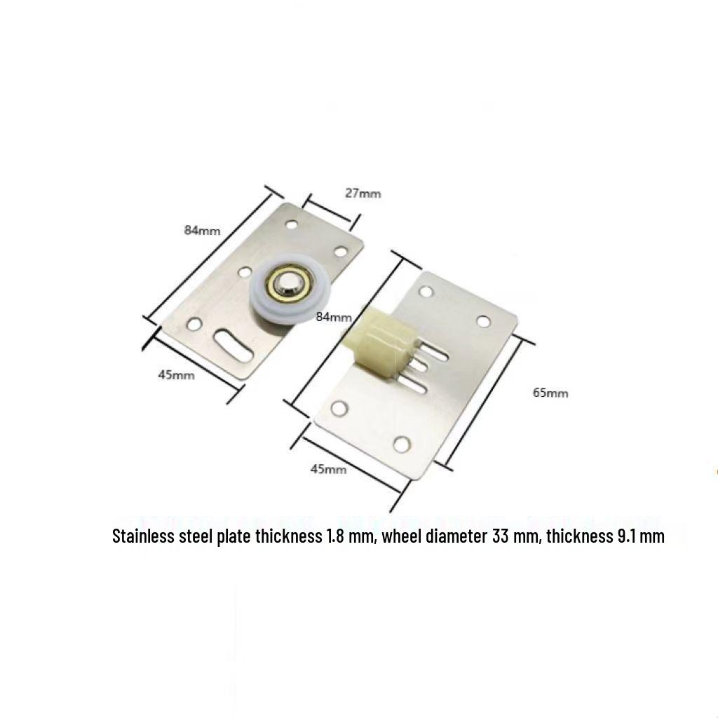 Stainless Steel Sliding Door Pulley Wheel for Solid Wood Cabinets