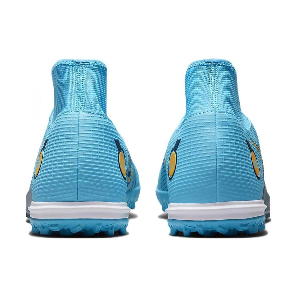 Nike Mercurial Superfly 8 Academy TF Klorblå Herresneakers Marina Laser-oransje DJ2878-484