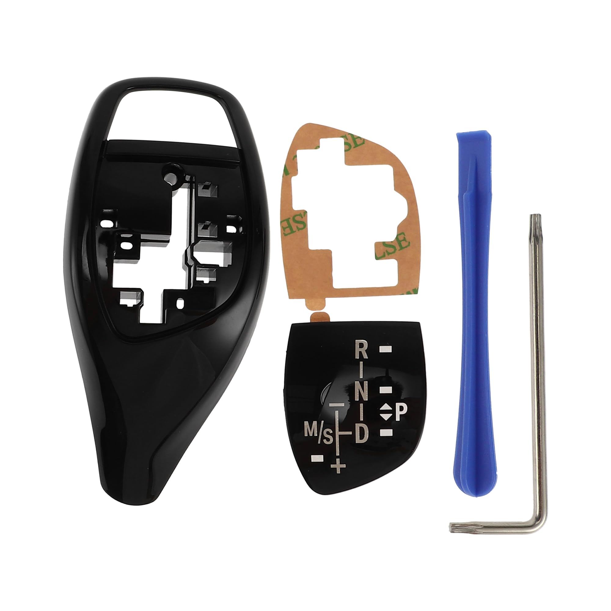 

TUCKBOLD BMW Gear Shift Knob Button Cover for 1st Series F20 2nd Series 3rd Series F30 Sport Waterproof Center Console Knob Trim Interior Black with чёрный