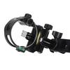 Bow Target Sight 5 Pins with Retina Function Aluminium Alloy Archery Sight for Outdoor Hunting Shooting