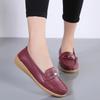 Fashion Classic New Leather Shoes comfortableBreathable Shoes Slip On Women Flats  Women's  Spring Autumn Mother Shoes