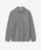 TNGT Essential Poloshirt aus Kaschmirmischung (grau) Tnsw6F110G2