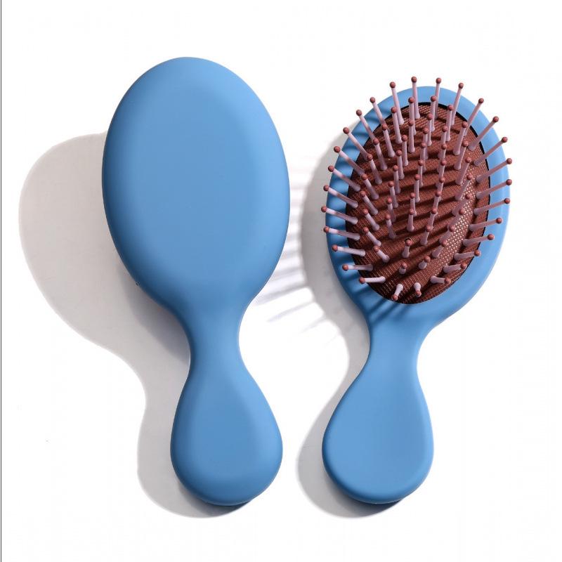 Macaron Mini Portable Air Cushion Comb - Cute, Compact, Massage Hair Comb for Students and Home Use
