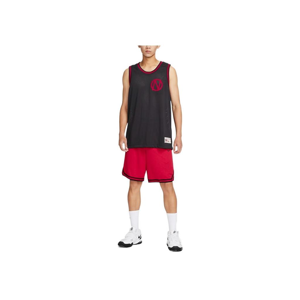 Nike Printed Round Neck Sleeveless Basketball Vest Men Tops Black DQ6171-045