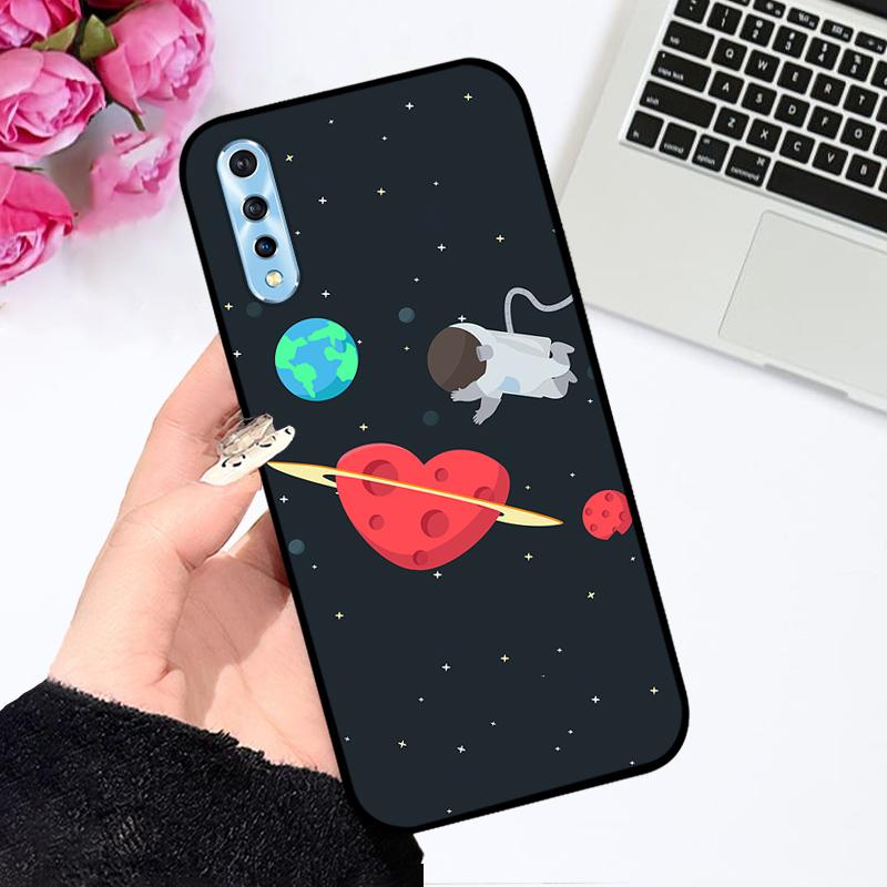 For Vivo iQOO Neo 855 5G Case iQOO Z5 Cute Cartoon Astronaut Soft Silicone TPU Phone Cover For VIVO S1 Y7S 4G Global Coque Funda