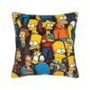 Funny S-Simpsons Family Cartoon Characters Pillow Case Vintage Pillow Cover Comfy Pillowcases For Wedding Party Home Decor