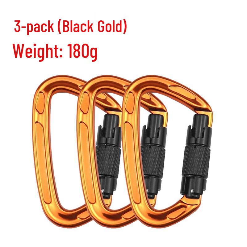 OLOMM Automatic Locking Multi-function Quickdraw Carabiner Standard