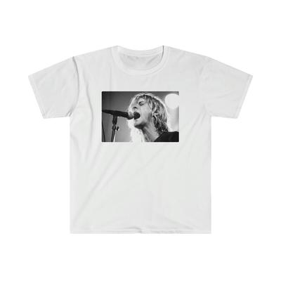 Nirvana Kurt Cobain Maglietta Grohl Grunge Foo Krist Anni '90 Retrò